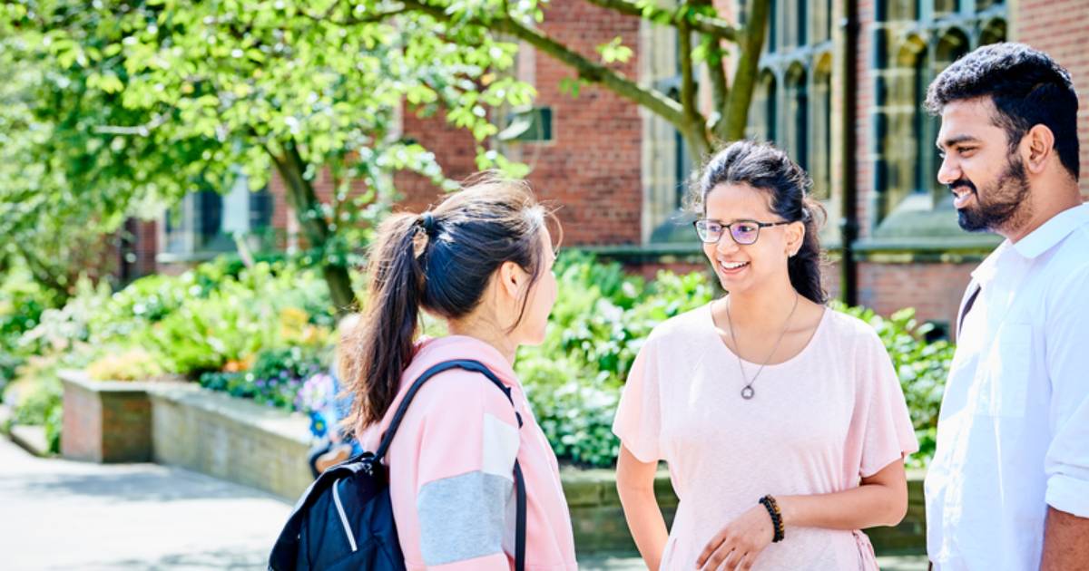Indian students studying at Newcastle University