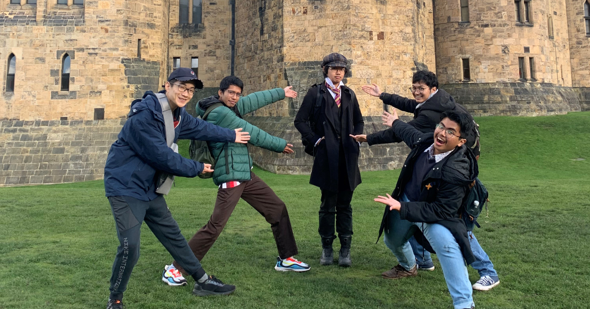 Students taking part in Social and Cultural activites as part of the Study Abroad at Newcastle programme.