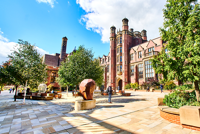 Image of the outside of the Armstrong Building at Newcastle University.